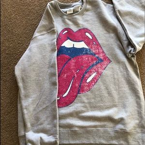 Red lips sweatshirt